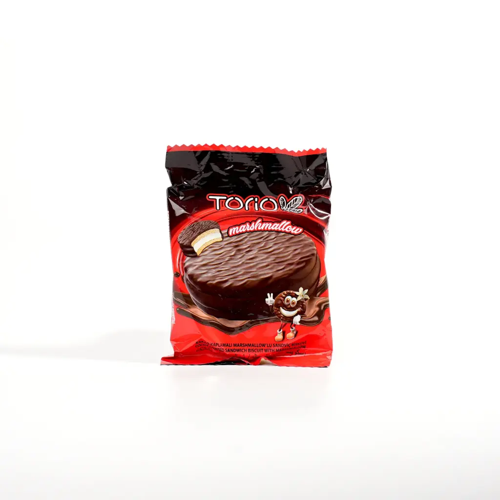 بسكت ساندويش بالمارشملو  شوكلاته توريو 50غم 