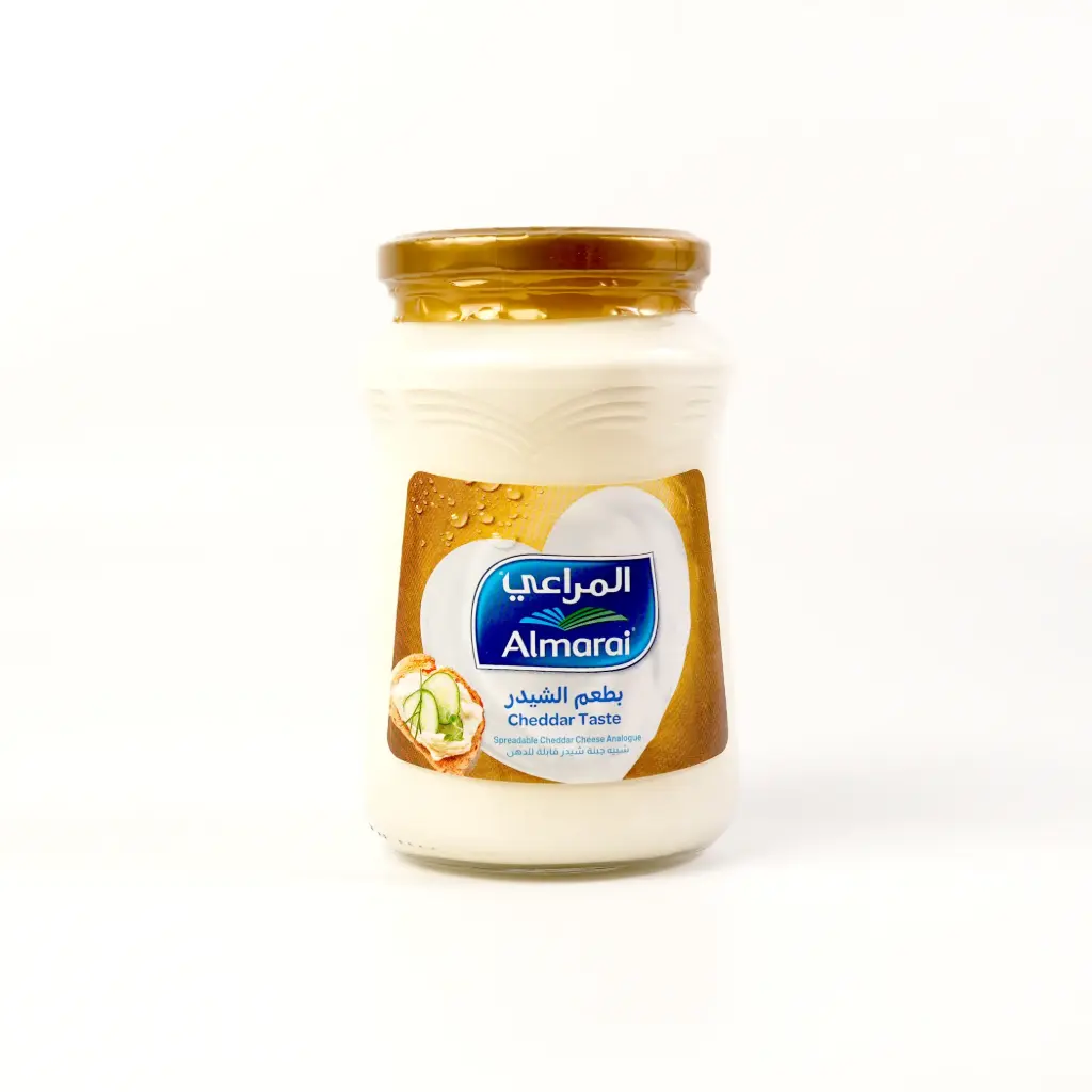  جبن زجاجي شيدر المراعي 500 غم