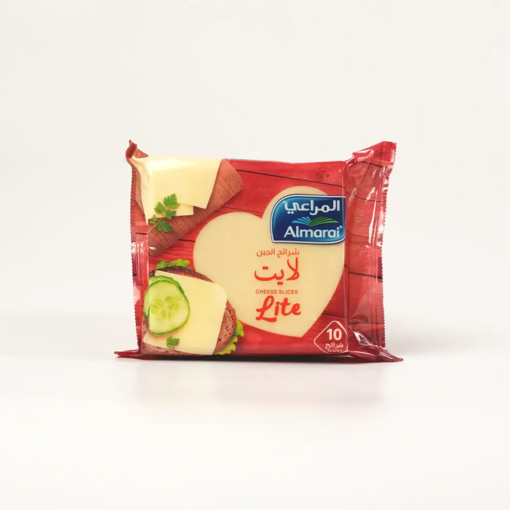  جبن شرائح  خالي الدسم المراعي 200 غم