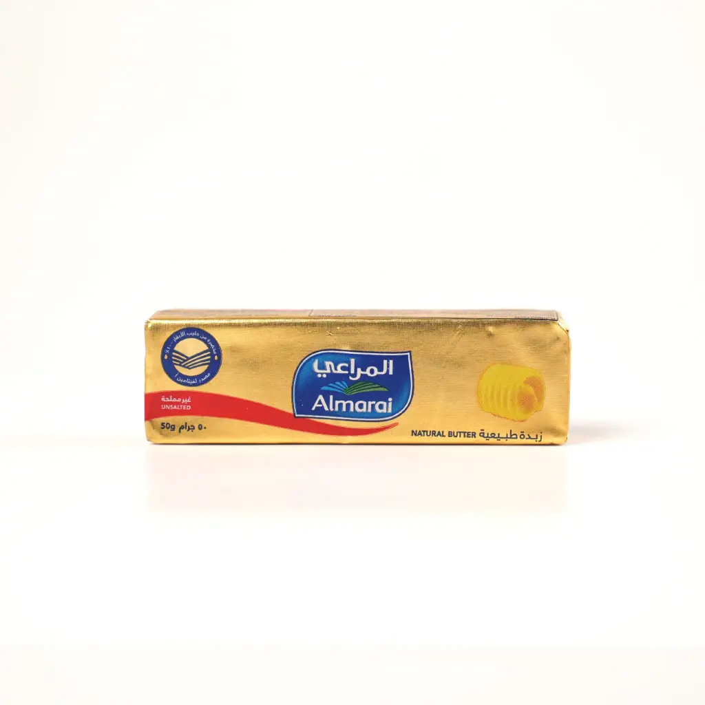  زبدة طبيعية غير مملحة المراعي 50 غم