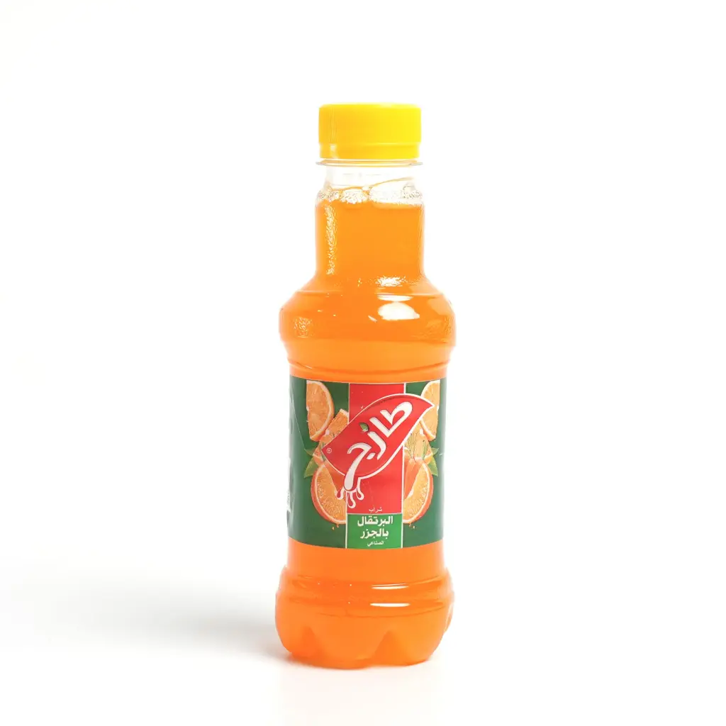 عصير البرتقال بالجزر علبة بلاستيكية طازج 250 مل  