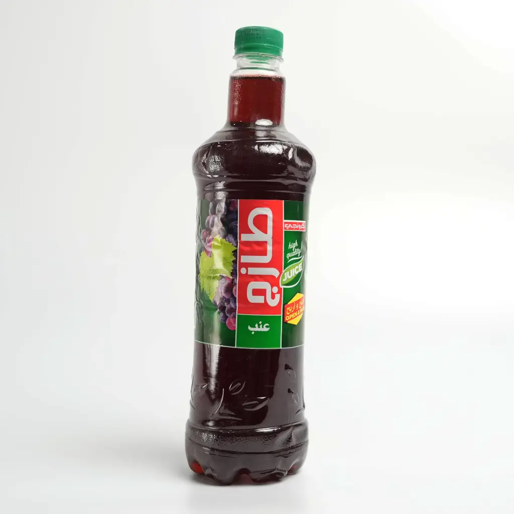 عصير عنب علبة بلاستيكية طازج 1 لتر