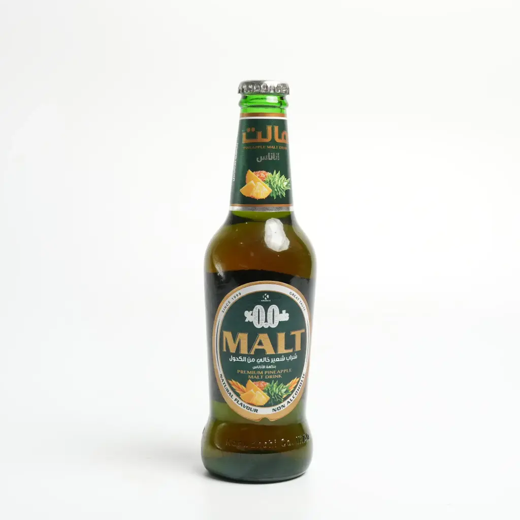 مشروب الشعير أناناس علبة زجاجية مالت 310 مل
