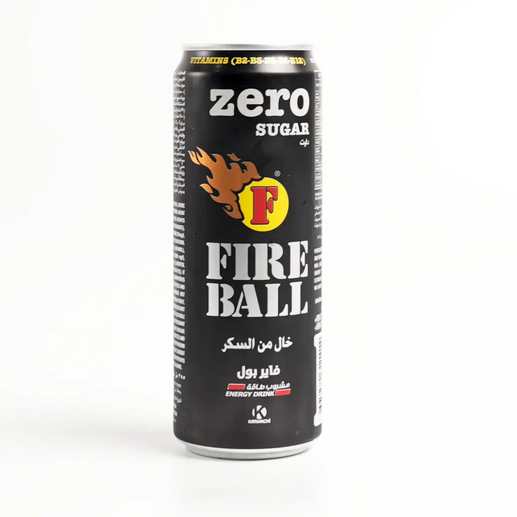 مشروب طاقة زيرو علبة معدنية فايربول 355 مل