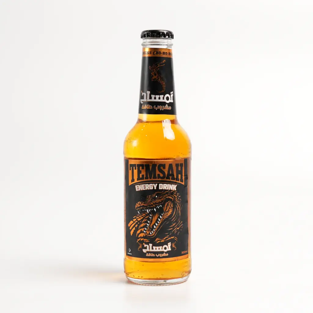 مشروب طاقة علبة زجاجية تمساح 300 مل