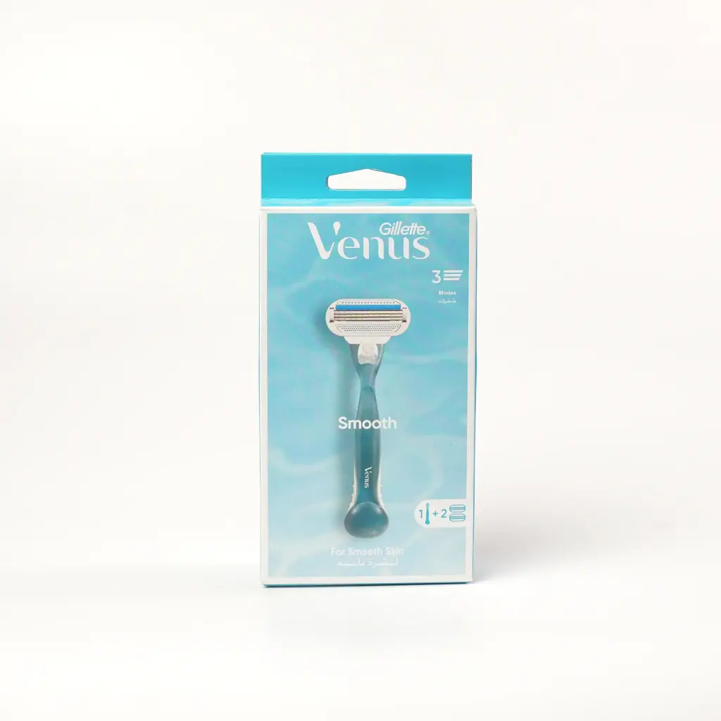 ماكينة حلاقة فينوس نسائي سموث 2 امواس جيليت
